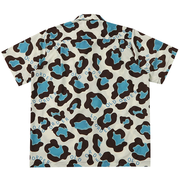 Old Order Leopard Printed Cuban Shirt