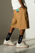 Empty Reference Coffee Loose Shorts
