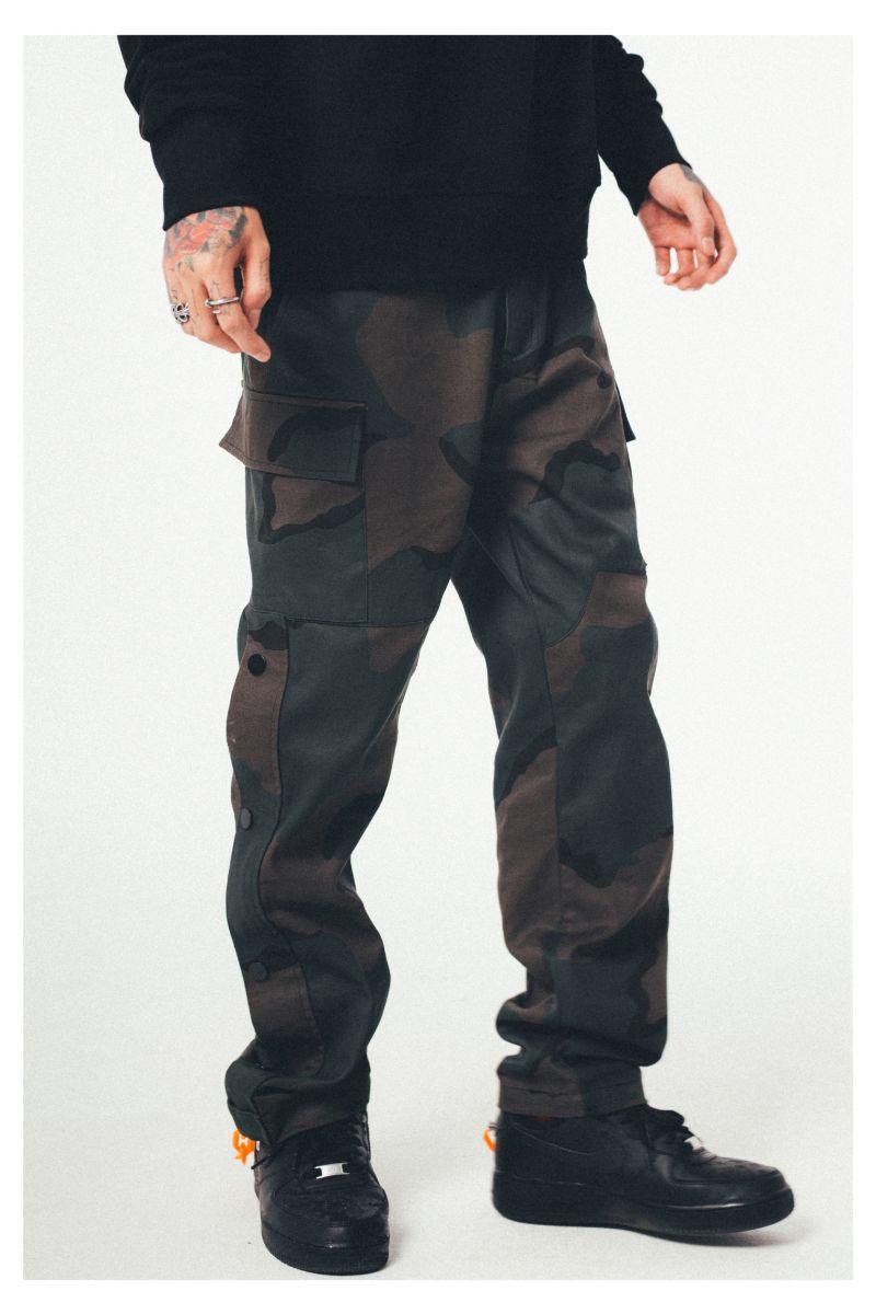 Antidote Camo Buttons Trousers