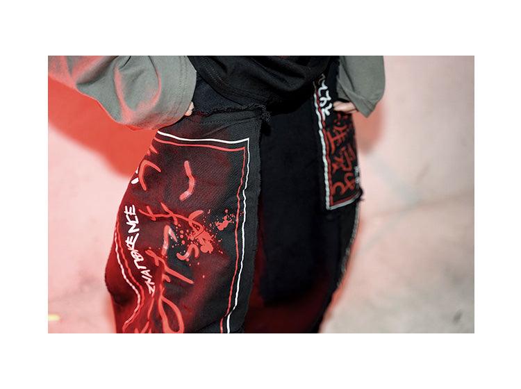 CZ Patches Japan Jeans