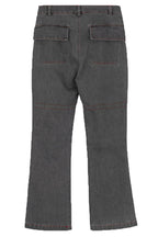 CZ Dark Washed Flared Jeans