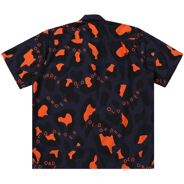 Old Order Leopard Printed Cuban Shirt