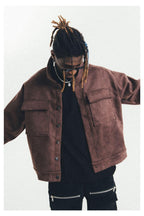 Antidote Suede Basic Zipper Jacket