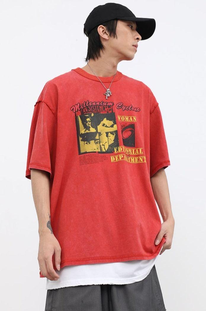 CZ ED Washed Retro Tee