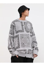 CZ Bandana Ripped Sweater - UK Only