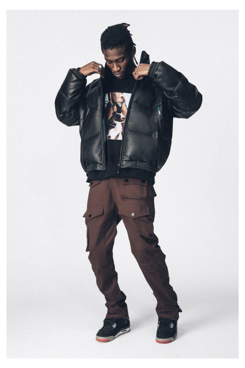 Antidote PU Leather Down Jacket - UK Only