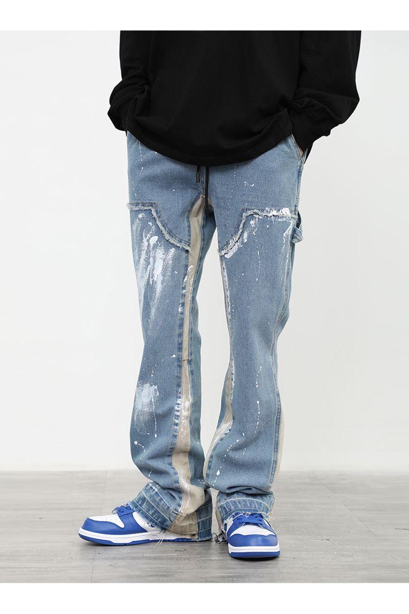CZ Washed Ink Flared Jeans - UK Only
