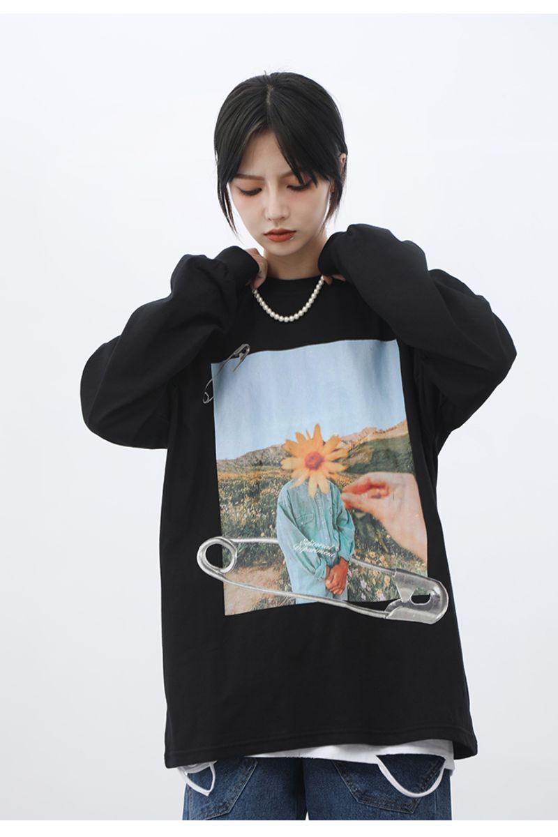 CZ ED Flower Landscape L/S Tee