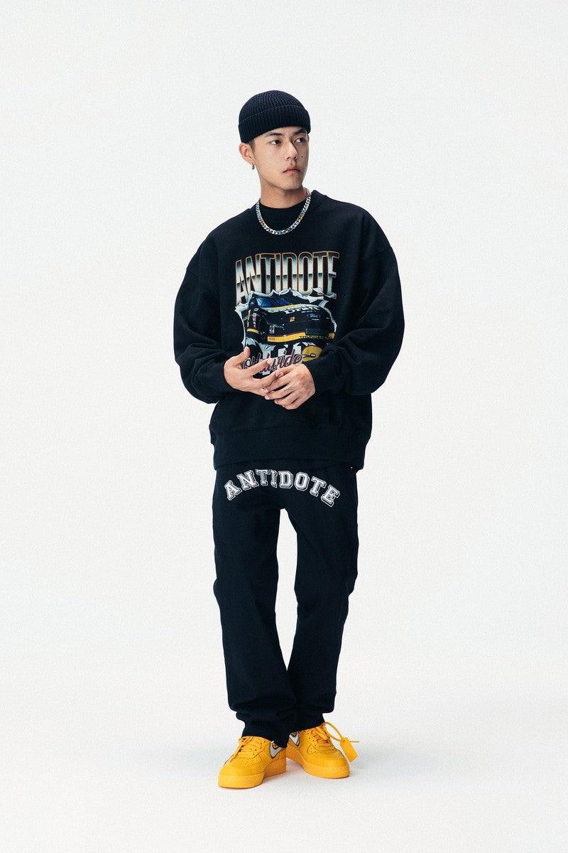 Antidote Racing Print Logo Sweater
