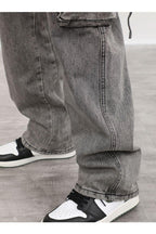CZ Washed Straps Cargo Jeans