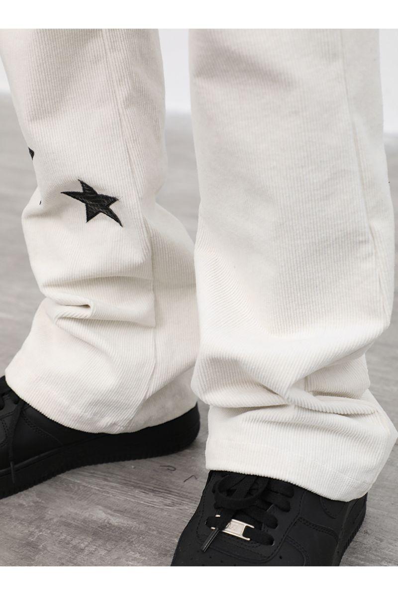 CZ Stars Corduroy Flared Trousers