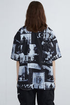 Old Order Movie Print Cuban Shirt