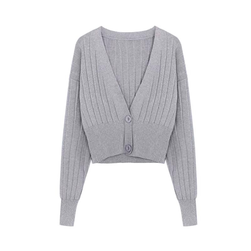 CZ Knit Basic Cardigan