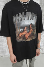 CZ Dark Horse Print Retro Tee