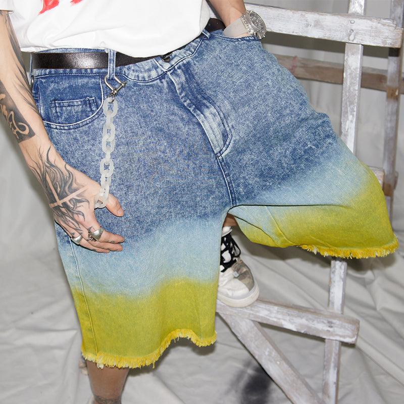 CZ Tie Dyed Jeans Shorts