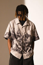 Empty Reference Childbirth Painting Cuban Shirt