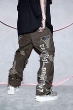 CZ ED Embroidered Washed Trousers - UK Only