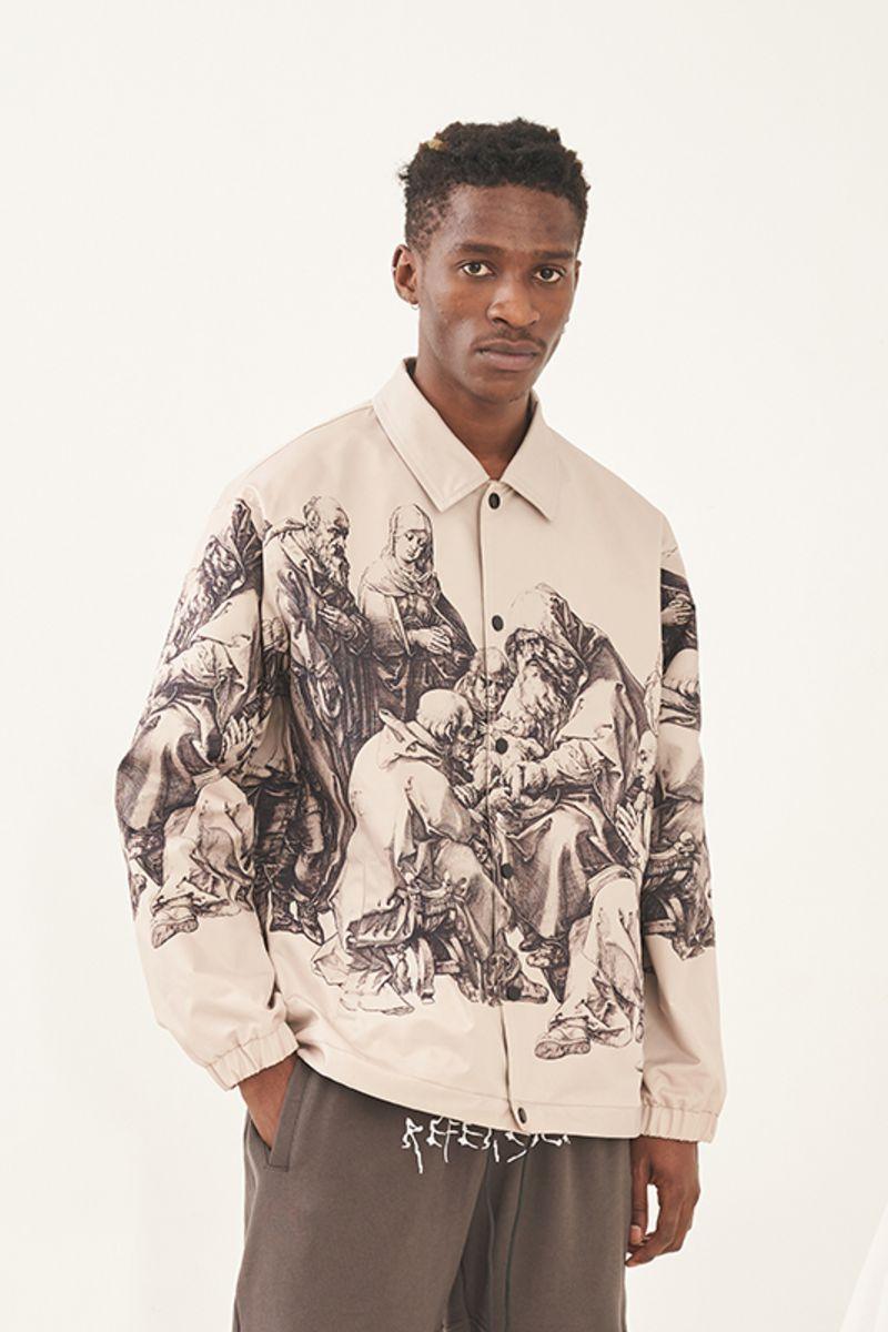 Empty Reference Childbirth Painting Coach Jacket