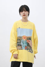 CZ ED Flower Landscape L/S Tee