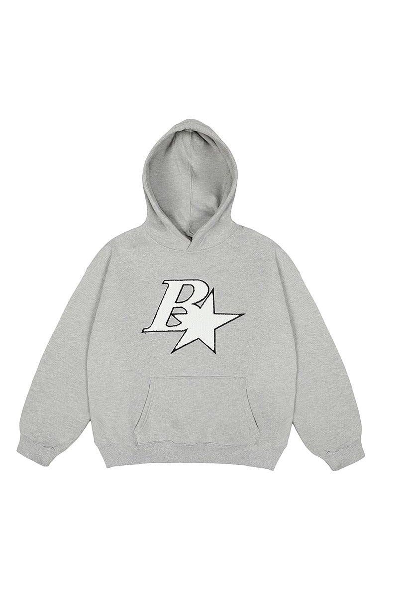 Embroidered B Sherpa Hoodie - EU Only