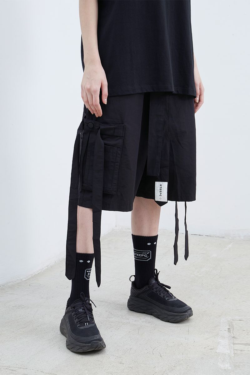STEEPC Straps Loose Shorts