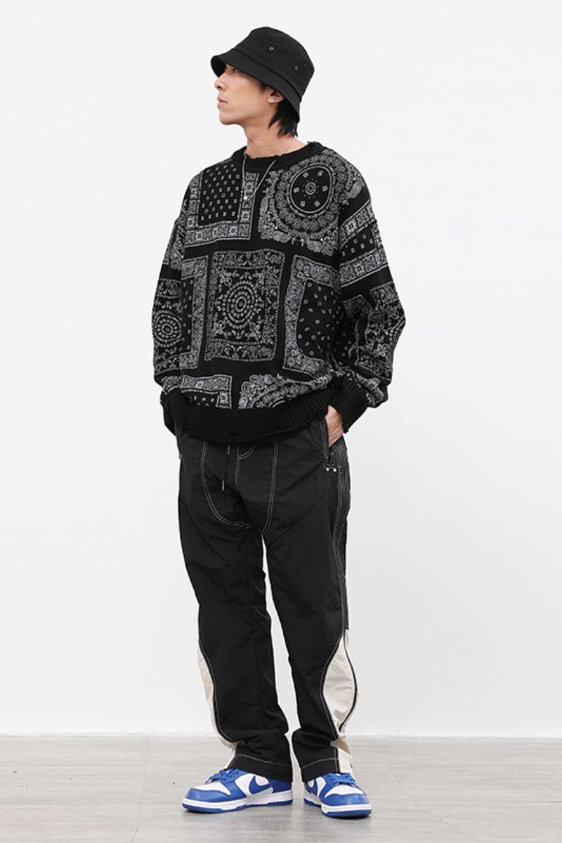 CZ Bandana Ripped Sweater - UK Only