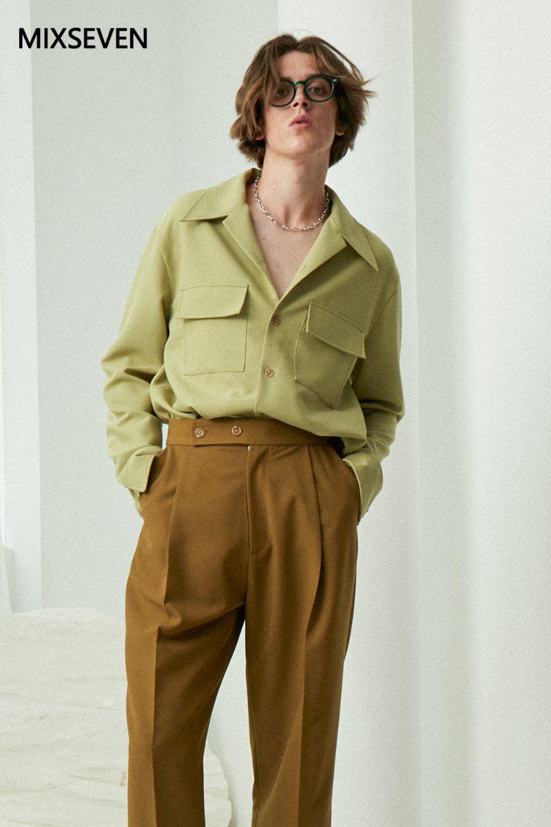 Mix7 Green Shirt Jacket