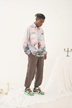 Empty Reference Volcano Printed Coach Jacket