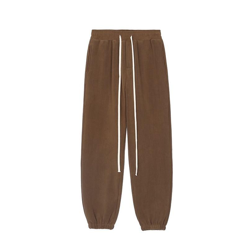 CZ Basic Drawstrings Loose Sweatpants