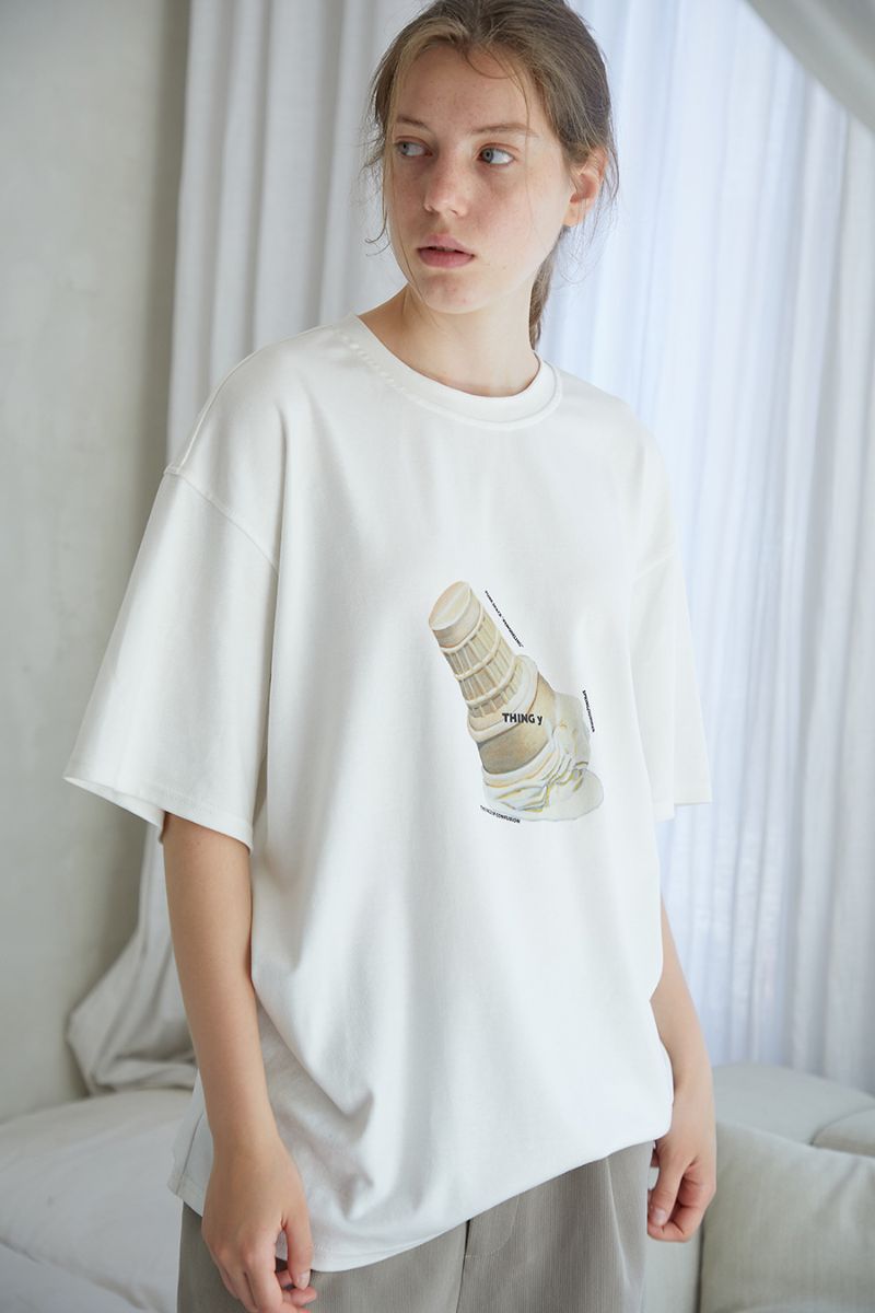 THINGY Dropped Ice Cream Logo Tee