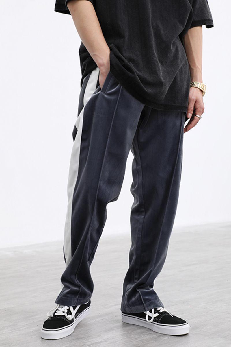 CZ Velvet Track Pants