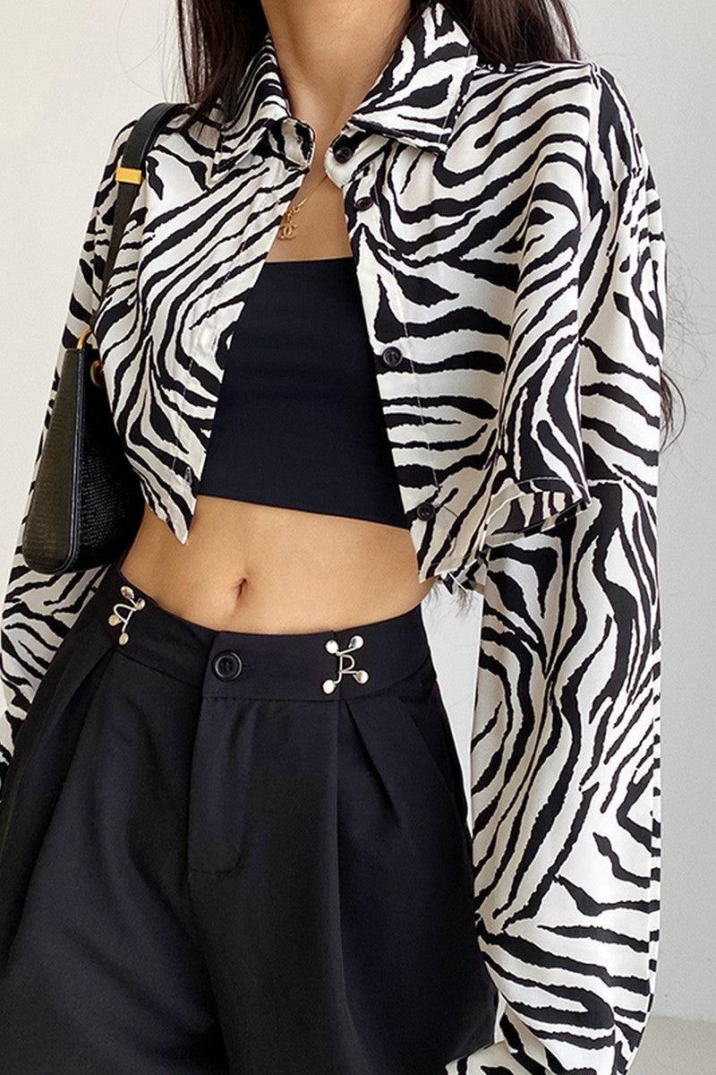 CZ Safari Cropped Shirt