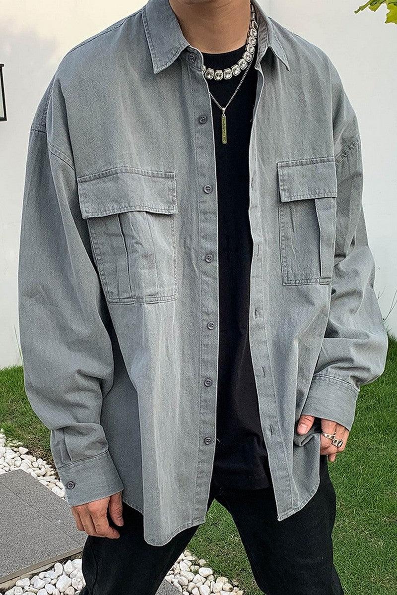 CZ Oversized Twill Basic Shirt