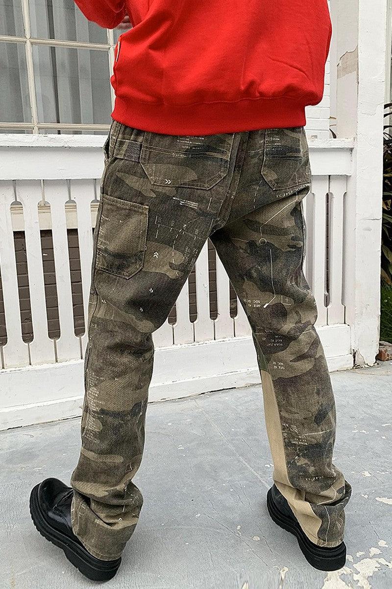 CZ Camo Double Knee Flared Trousers