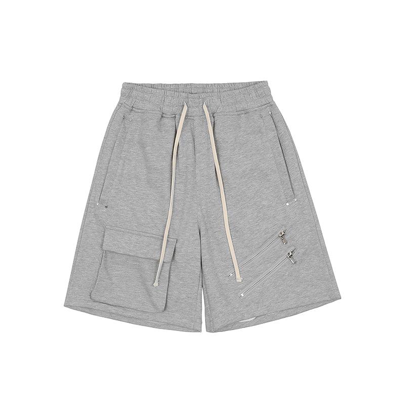 CZ Zipper Loose Shorts