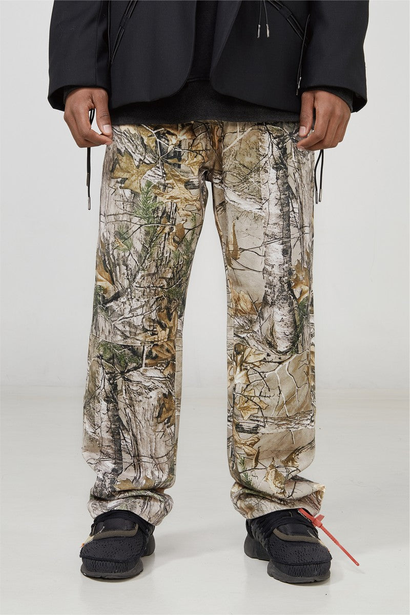 STEEPC Leaves Camo Loose Trousers - UK Only