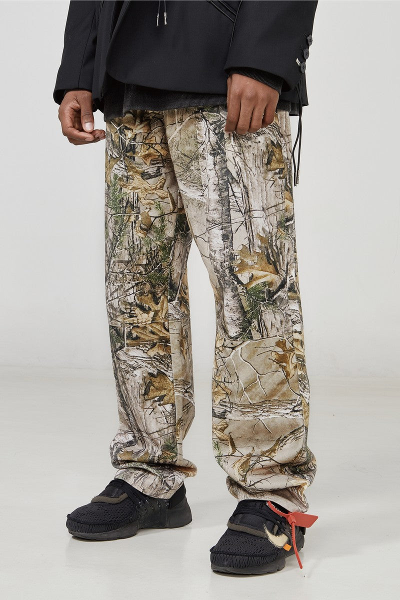 STEEPC Leaves Camo Loose Trousers - UK Only