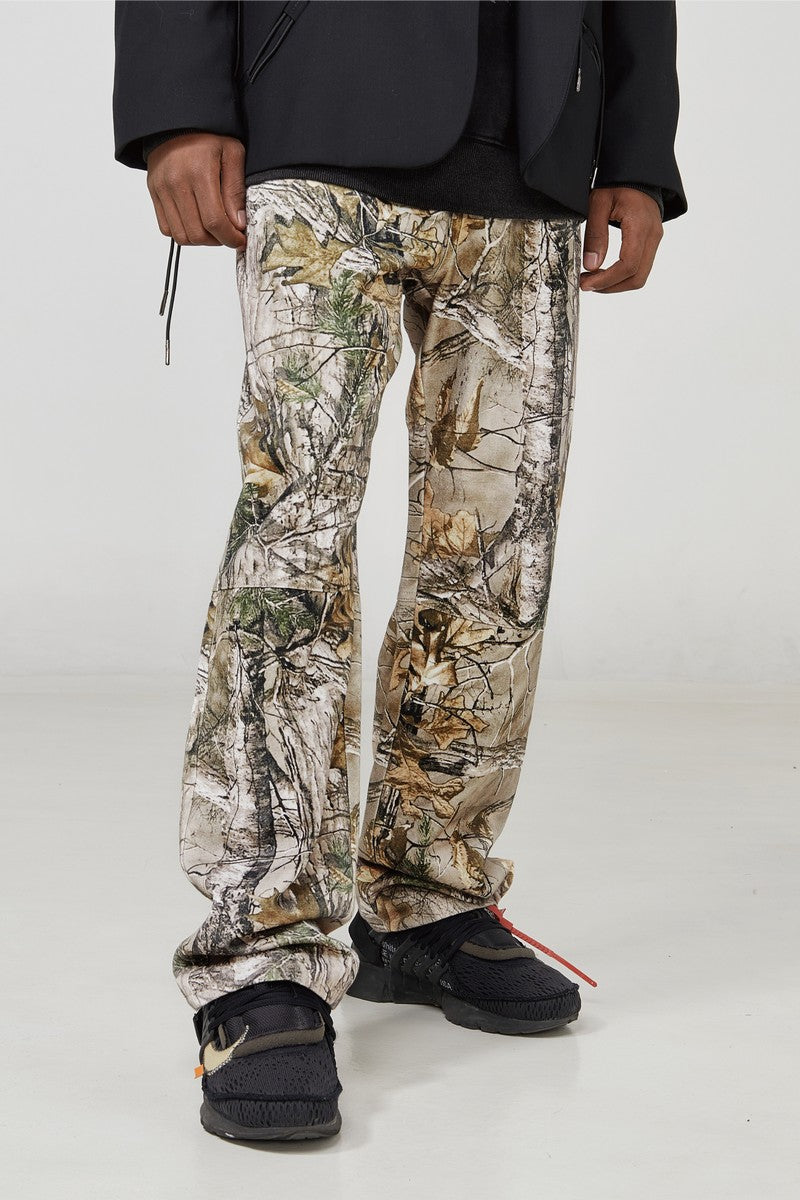 STEEPC Leaves Camo Loose Trousers - UK Only