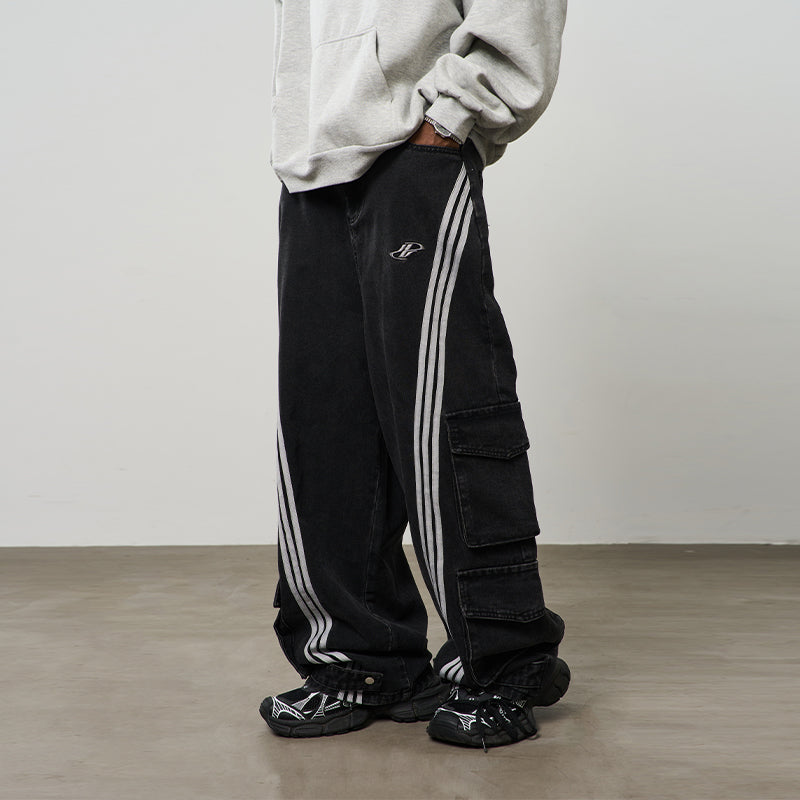 Functional Pockets Loose Jeans - EU Only