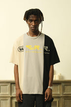 Empty Reference Mixed Stitched Tee