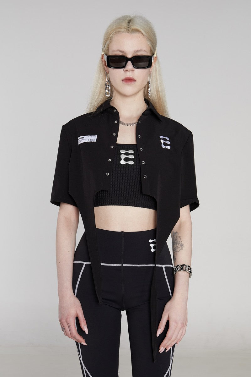 STEEPC Embroidered Cropped Top