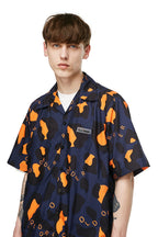 Old Order Leopard Printed Cuban Shirt