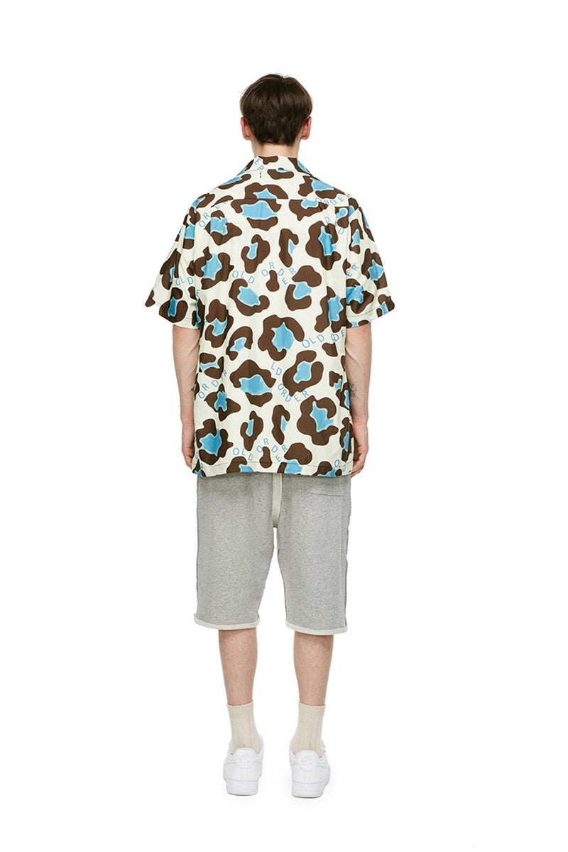 Old Order Leopard Printed Cuban Shirt