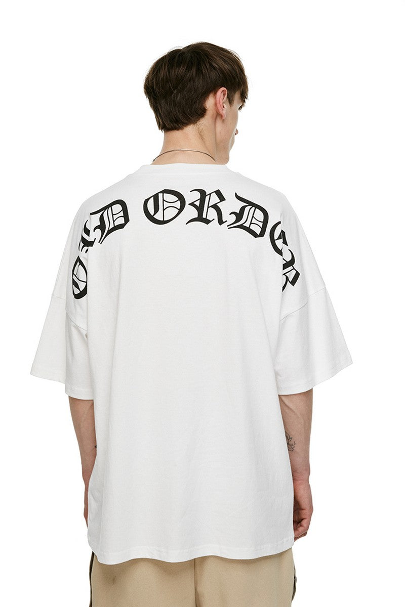 Old Order Gothic Font Logo Loose Tee