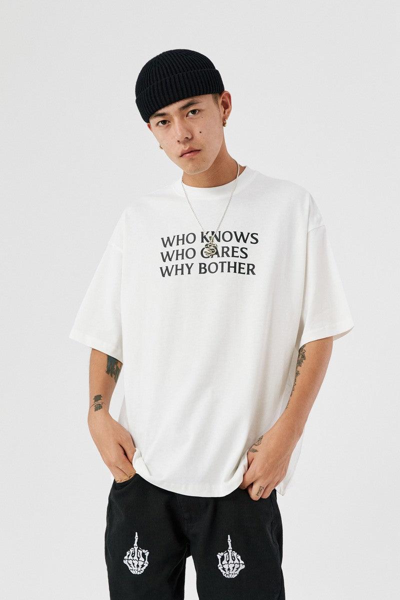 Antidote Why Bother Print Tee
