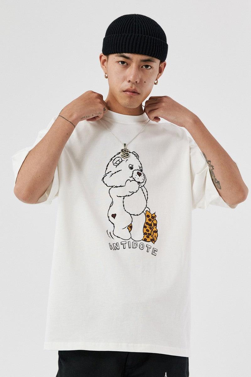 Antidote Bear Print Logo Tee