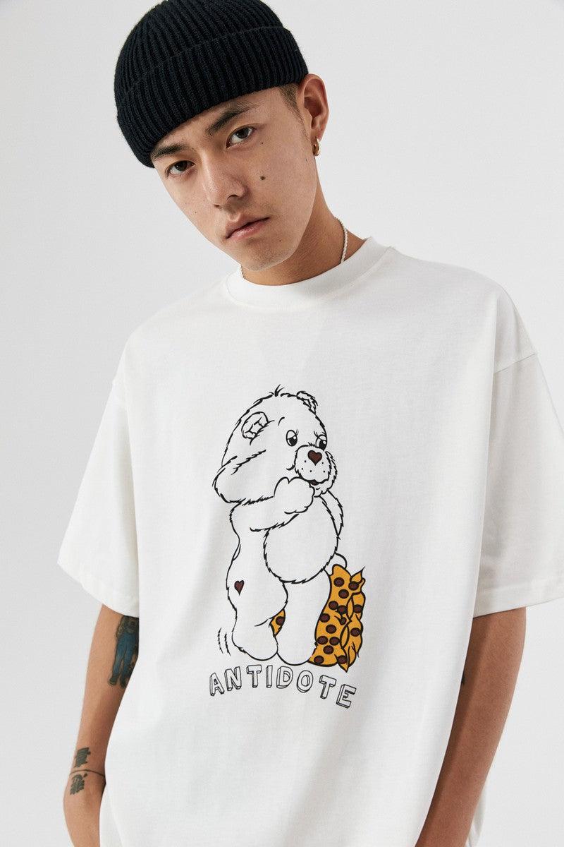 Antidote Bear Print Logo Tee
