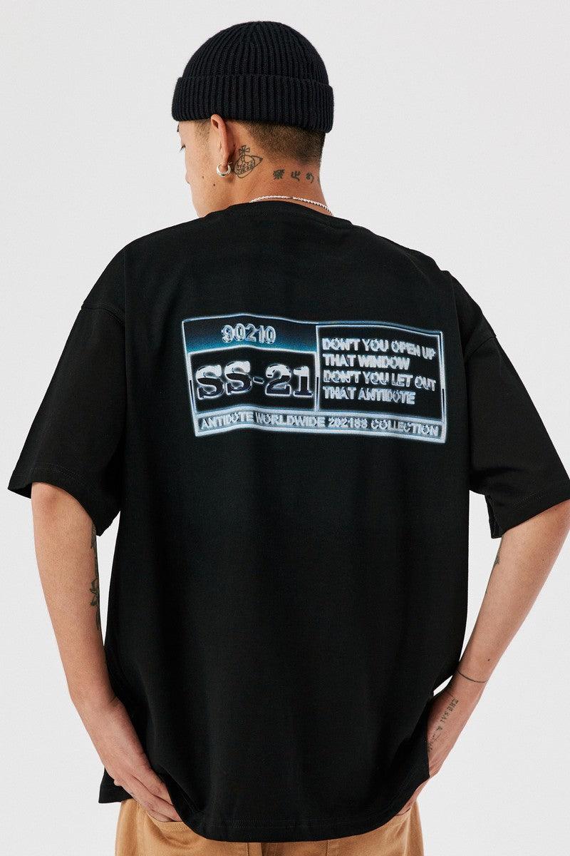 Antidote Cheetah Futuristic Logo Tee