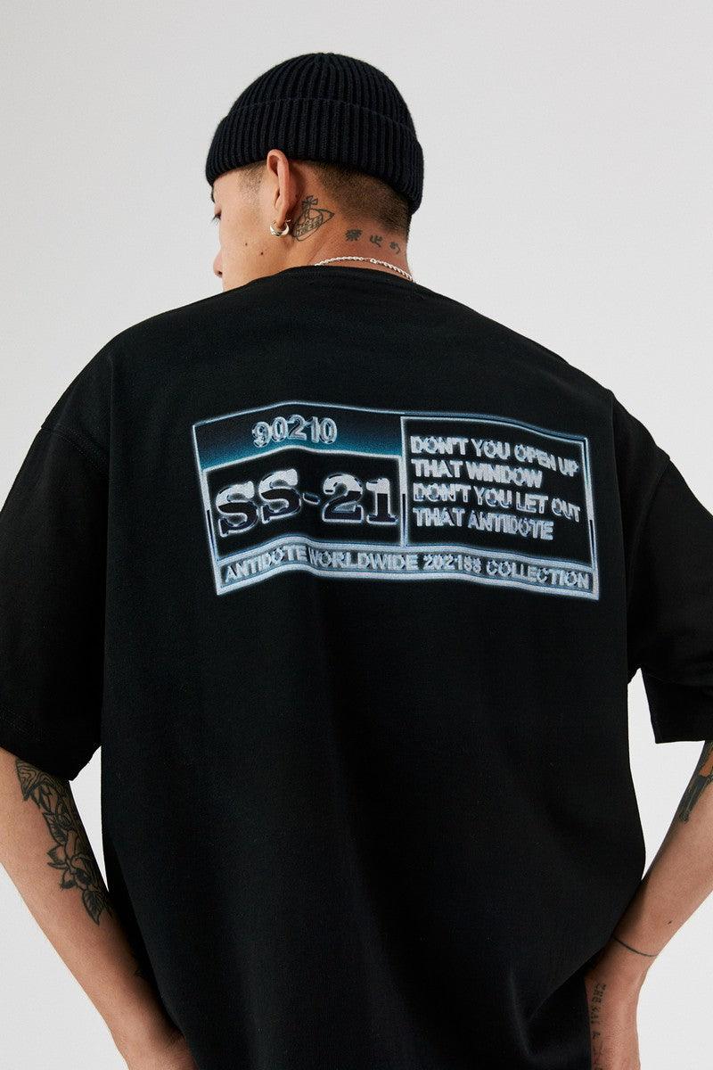 Antidote Cheetah Futuristic Logo Tee