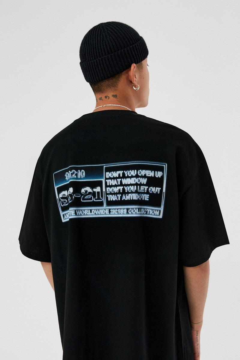Antidote Cheetah Futuristic Logo Tee